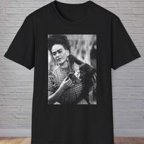 Frida Shirt, Beloved Pet Monkey. Photo, History, Latin American Art, Painter, Mexico, Books, Diego Rivera, pablo picasso, feminism, 40s, phd M