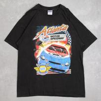 Hanes Beefy Vintage Atlanta Napa 500 Single Stitch T-Shirt X-Large Men's 1997 Black Motorsport S