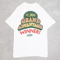 Anvil Vintage Grand Advantage Winner! Single Stitch T-Shirt Small Men's 1990s USA Made White Slogan XL
