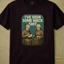 Funny Grandma Crafting Shirt, I've Seen Some Wack Shit Tee, Sarcastic Knitting Crochet Humor, Rude Crafter Gift XL