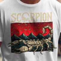 Scorpion Desert T-Shirt | Edgy Scorpion Graphic Tee | Red Sky Nature Shirt | Vintage Style XS to 5XL 3XL