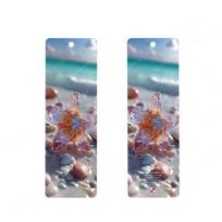 High Quality Hologram 3D Lenticular Bookmark With Tassel (as the picture,58x180mm)