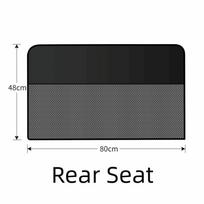 Magnetic Car Window Curtain One Way See Through Sunshade Curtain  Car Interior Cooling Style3