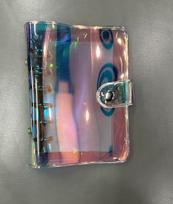 A7 Cute Kawaii PVC 6 Rings Binder  Daisy Diary Journal Notebooks Stationery Supplies (transparent,A7&1) skaidri