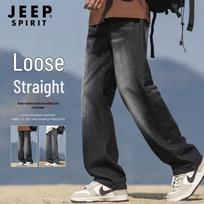 JEEP SPIRIT Men's Loose Straight Leg Jeans 3XL