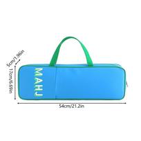 Mahjong Tile Storage Bags Protective Table Game Carrying Organizer Mahjong Pushers Rack Storage Carrying Bags For Outdoor Home D