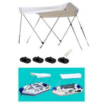 Bimini Tops for Boats Top Awning Parts Durable Crack Resistant Canoe Sun Shade Boat Sun Shade Canopy for Sailboat Kayak Marine