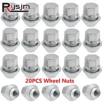 10 Pcs /20pcs M12x1.5 19MM Wheel Nuts For Ford Wheels Car Wheel Lug Bolts Nuts Alloy Steel Nuts Replacement M12x1.25