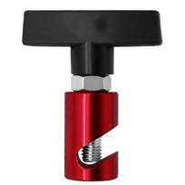 1Pcs/lot New Style Car Hood Lift Bar Anti-clamping Device Durable Aluminium Alloy Support Rod Clamp Securely Holds Weak Lift raudona