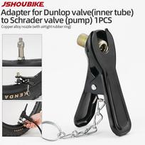 1/2/4/6/10/20 VNT. Siurblio adapteris Antgalis Užspaudžiamas oro antgalis Dunlop Schrader vožtuvas EV AV Pripūtimo klipas Keitiklis Dviračių priedai 1PC