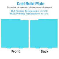 Glacier Cold Plate For Bambu Lab H2D H2S A1 P1 X1C P2S H2C Cool Build Plate For Anycubic Kobra S1 Creality K1 Ender 3 Kobra 3 Cold plate