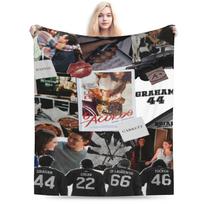 off campus Blanket Fleece Relax Ultra-Soft Throw Blankets for Bedroom Bedding Throws Size: 75*100cm, Weight: 230 GSM