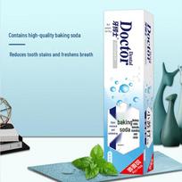 Dr. Ya Baking Soda Whitening Toothpaste & Toothbrush Set
