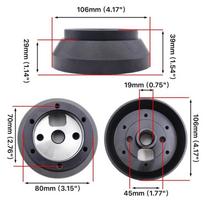 Alloy Steering Base Steering Wheel Hub For Racing Cars Lightweight Design Enhanced Strength Precision Fitment For Cadillac CTS