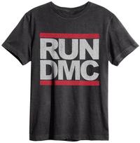 Amplified Unisex Tee Run Dmc Logo New Black S