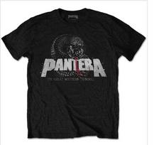 Pantera Snake Logo Black Unisex Tshirt New Music Merchandise L