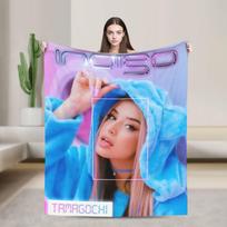 Super minkšta pledinė pikniko L-Lolas I-Indigos Ispanų dainininkės patalynė, užtiesalai Flanelinis lovatiesis sofai Naujoviškas sofos-lovos užvalkalas 75X95CM