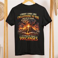Volcano t-shirt funny geology shirt volcano lover gift 4XL