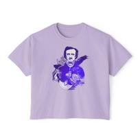 Edgar Allan Poe Portrait Tee | Raven, Mansion, Poe Illustration S