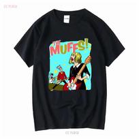The Muffs Band Gitar T Shirt Cotton All Size S 3XL For Fans Vintage Washed Unisex Slightly Versatile Fashion Streetwear S įvairiaspalvis