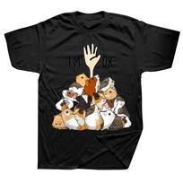 Funny Full Of Guinea Pigs Im Ok T Shirts Summer Graphic Cotton Streetwear Short Sleeve Birthday Gifts Tshirt Unisexs Clothing S įvairiaspalvis