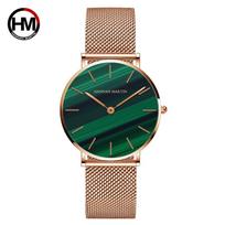Kokybiškas nerūdijančio plieno Japonijos kvarcinis mechanizmas Vandeniui atsparus Moteriškas 36mm Visas rožinio aukso spalvos Moteriškas Dropshipping laikrodis beige