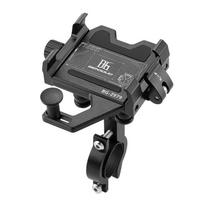 360° Rotation Motorcycle Phone Mount Shock Absorbing Cell Phone Bracket Handlebar Phone Mount juoda