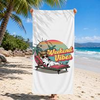 Mood C-Chill Outs Towel Dry Microfiber Bath Towel for Swimming Surfing Camping Unisex Holiday 50X100cm