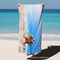 Vintage Mandala Floral Beach Towel Soft Microfiber Large Absorbent Summer Travel Bath Towel 50x100cm