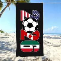 1PC  Soccer Microfiber Beach Towel Quick Dry Super Absorbent Sand Free Soft Oversized Bath Towels Bathroom Accessories 50X100CM