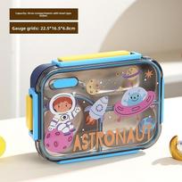 Stainless Steel Bento Box With Leakproof Seal For Adults And Gift Giving 650ml Blue