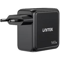 Unitek WALL CHARGER WITH SCREEN 140W 3XUSB-C PD3.0 P1132ABK01-EU
