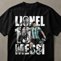 Lionel Messi Fan T-Shirt, Football Legend Graphic Tee, Soccer Player Jersey Style Shirt, Gift for Football Lovers, Sports Fan Apparel S