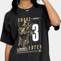 Metal Gear Solid Game Creative T shirt, Metal Gear Solid Snake Cotton Shirt, Fashion Tees Unisex Trend, Vintage Short Sleeve Crewneck Tees 4XL