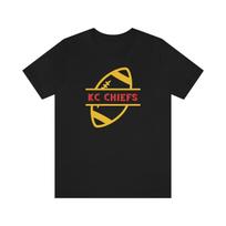 KC Chief's, Kansas City Chief's Football, Jersey Short Sleeve Tee, kansas city chiefs, kansas city chiefs shirt, kansas city, football shirt 4XL