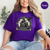 Lucanis Silent Solutions Graphic Tee: Dragon Age Assassin Apparel 3XL