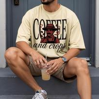 Stardew Valley Shirt Coffee Crops Pixel Art Cozy Game Gamer Gift Indie Video Game Farmer Vintage Gaming Stardrop Saloon Pelican Town 2XL
