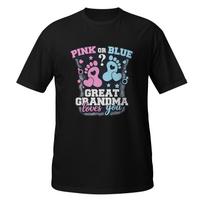 Pink or Blue Grandma Loves You Gender Reveal T-Shirt S