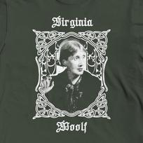 Virginia Woolf Inspired T-Shirt: Hand Screen Printed Cotton Tee 3XL