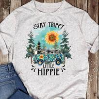 Stay Trippy Little Hippie T-Shirt: Vintage Retro Hippie Van 3XL