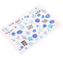 Resin Stickers Epoxy Flower Series Wishes Stickers for Birthday Jewelry Gifts