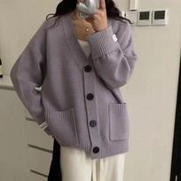Autumn Women Sweater Knitting Basic Fashion Tops Tees Cardigan Long Sleeve Korea Shirt Loose Casual Show Thin Coat One Size