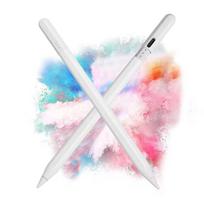 Capacitive Active Stylus Pen with Replaceable Nib for Tablet and Touch Screen (Metal & Aluminum Alloy) balta
