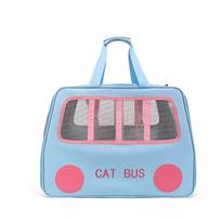Breathable Pet Backpack On Wheels Cat Carrier Bag Transport Airline Approved Pet Stroller For Dogs Cat XL mėlyna