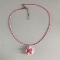 Sweet Flower Necklace Floral Rope Choker Daily Statement Necklace  Women Style J