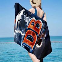 Denver Broncos  Microfiber Beach Towel, Lightweight And Quick-Dry, for Summer Travel, Beach Essential, Swimming Pool 70cmx140cm(27x55inch)