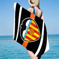 Valencia Cf Crest Design Microfiber Beach Towel, Lightweight And Quick-Dry, for Summer Travel, Beach Essential, Swimming Pool 70cmx140cm(27x55inch)