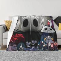 Hollow Knight Blankets Fleece All Season Multifunction Super Warm Throw Blanket for Bed Couch Bedspreads Size: 75*100cm, Weight: 230 GSM