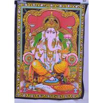 Tapestry Indian Hinduism Lord Ganesha Printed 100X70CM