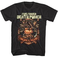 Five Finger Death Punch Shirt Skulls And Knives Tank Tees S